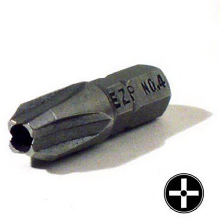 Eazypower 19934 1 in. No. 4 Security Phillips Insert Bit 875636